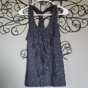3 for $20 Vanity Knotted Lace Tank